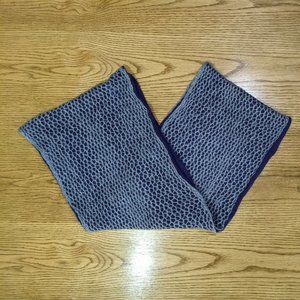 Simply Vera Vera Wang Women's Purple Silver Metallic Infinity Loop Scarf Knit